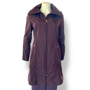 Cole Haan packable hooded rain coat size medium